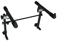ROXTONE KS024 Black Дополнительный уровень для клавишной стойки. Подходит для труб диаметром 2,80 см, цвет матовый черный, вес 2 кг