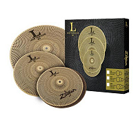ZILDJIAN LV348 L80 Low Volume 13” HiHat / 14” Crash / 18” Crash Ride Box Set набор тарелок