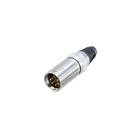 Neutrik NC5MX-HD  разъем кабельный, "папа", 5-контактный, влагозащищенный корпус, IP 65