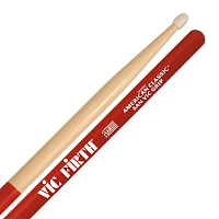 VIC FIRTH 5ANVG  барабанные палочки 5A с антискользящим покрытием, гикори, нелоновый наконечник, длина 16", диаметр 0,565", серия American Classic Hickory