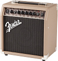 FENDER ACOUSTASONIC 15 COMBO комбоусилитель для акустической гитары, 15 Вт, 1x6`, 2 канала (инстр. и микр.)