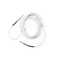 PLANET WAVES PW-CDG-30WH  инструментальный кабель витой, длина 9 метров, цвет белый, разъемы  jack-jack