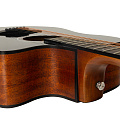 ROCKDALE Aurora D3-E Gloss C BK электроакустическая гитара дредноут с вырезом, цвет черный, глянцевое покрытие