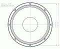 Eighteen Sound 12LW1400/8  12'' динамик с расширенным НЧ, 8 Ом, 900 Вт AES, 96dB, 51-4000 Гц