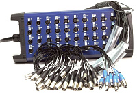 KLOTZ TL2U328X20 TrueLink EcoLine мультикор, 32 входа, 8 выходов, разъемы Neutrik XLR F/Amphenol XLR M, корпус металл, длина 20 метров