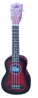 Kaimana UK-21 RDS Укулеле сопрано, цвет красный санбёрст