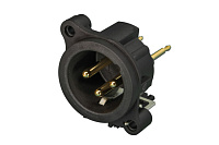 Neutrik NC3MAV панельный разъем XLR female, вертикальная установка на ПП