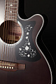 TAKAMINE GN75CE TBK Электроакустическая гитара типа NEX CUTAWAY, цвет полупрозрачный чёрный, верхняя дека массив ели
