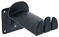 K&M 16310-000-55 держатель для 2х наушников, 4 отверстия для крепления к стене, чёрный, прорезиненный