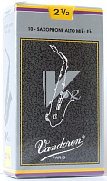 Vandoren SR6125 V12 Трости для саксофона Альт №2.5, 10 штук