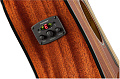 FENDER CD-60SCE DREAD ALL-MAH WN электроакустическая гитара, цвет натуральный