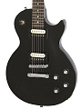 EPIPHONE LES PAUL STUDIO LT Ebony Электрогитара, цвет черный, фурнитура хром