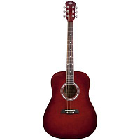 Oscar Schmidt OD50RDB акустическая гитара Dreadnought, Red Burst
