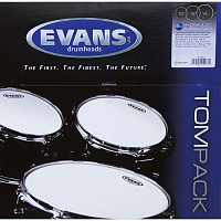 EVANS ETP-HYDGL-R Набор пластиков 10",12",16" Hydraulic Glass,двойные, прозрач.с напылением