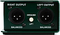 Radial JDI Stereo пассивный стерео директ бокс с трасформатором Jensen, вход 2 хTRS, выход 2 х