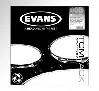 EVANS ETP-EC2SCTD-S набор пластиков 12",13",16" Edge Control Coated, двойные, c прозрачным напылением