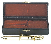 GEWA Miniature Instrument Trombone Сувенир тромбон, латунь, 15 см, с футляром