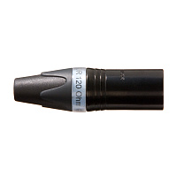 Cordial CIT 3 DMX-terminator XLR male 3-контактный, Neutrik, черный