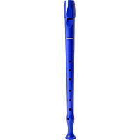 HOHNER B95084DB  Блокфлейта сопрано, немецкая система, пластик, 1 часть, цвет синий