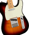 FENDER Player Plus TELE MN 3TSB электрогитара, цвет санберст, чехол в комплекте