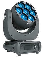 SILVER STAR SS646XSE PLUTO2000XE MKII Поворотная BEAM/WASH "голова", освещенность 20000 лк/4 м при раскрытии луча 4.5°, сила света 320000 кд, 7*40 Вт RGBW LED чипов,  Zoom 4.5°-36°, строб, эл. диммер 0-100%, 4 персонализаций (12/13/20/37 DMX каналов)