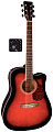 VGS D10 CE Dreadnought Cutaway Violinburst гитара электроакустическая, цвет санбёрст