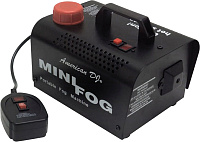 American DJ Mini Fog 400 генератор дыма, мощность 450 Вт, кабель 1 м с контроллером, контейнер для дым-жидкости – 1 л в комплекте,  кронштейн крепления в комплекте