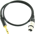 Cordial CFM 6 FV инструментальный кабель XLR мама - джек стерео 6.3 мм, длина 6 метров