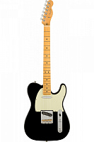 FENDER AM PRO II TELE MN BLK электрогитара, цвет черный