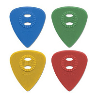 CLAYTON AF60/6 - 0.60 mm FLEX ACETAL стандартные медиаторы ACETAL с отверстием посередине