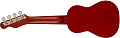 FENDER UKULELE VENICE CHERRY укулеле сопрано, цвет вишневый