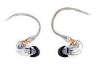 SHURE SE215-CL-EFS наушники внутриканальные (наушники вставные) с динамическим драйвером, прозрачные