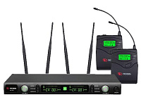 VOLTA US-102H with aluminuim case (572-611MHz) радиосистема с 2 головными микрофонами