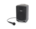 Samson Expedition Express+ портативная активная акустическая система, 75 Вт, 6" + 1". Mic/Line (XLR/Jack), USB вход для радиосистем XPD, Bluetooth, аккумулятор на 20 часов, 222x210x323 мм, вес 5.4 кг