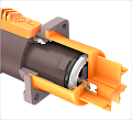 ROXTONE RAC3MPI-WP Разъем панельный типа powercon, пыле- и влагозащищенный (IP65), 3-контактный