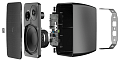 AUDAC ARES5A/B Активный стереокомплект двухполосных акустических систем, активный и пассивный, цвет черный