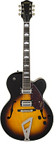 GRETSCH G2420 HLW SC ABB полуакустическая электрогитара, цвет санберст
