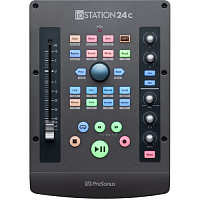 PreSonus ioStation 24c USB-контроллер, звуковой интерфейс, 2 микрофонных входа, 2 выхода,100 мм моторизованный фейдер, USB 2.0 (порт USB-C), выход на наушники, поддержка различных DAW