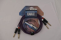 PROAUDIO JJ2-2E кабель 2хTS - 2xTS, длина 2 метра