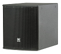 JBL ASB6115-WH компактный мощный сабвуфер, бас-рефлекс, 15" 2265H-1, 8Ом, AES program 1600Вт, 97дБ/1Вт/1м, 32-1000Гц, SPL max 129дБ