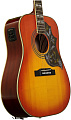 EPIPHONE HUMMINGBIRD PRO ACOUSTIC/ELECTRIC W/SHADOW FADED CHERRY BURST электро-акустическая гитара, цвет красный санбёрст