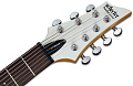 Schecter C-7 Deluxe SWHT Гитара электрическая семиструнная, крепление грифа на болтах, цвет матовый белый