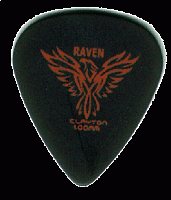 CLAYTON BS152/12 - набор медиаторов -1.52 mm BLACK RAVEN стандартные