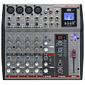 Phonic AM 440DP Микшерный пульт 8-и канальный, USB плеер (MP3 и WAV), встр. цифр. проц. эффект.