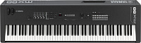 YAMAHA MX88 BK Профессиональный синтезатор, 88 клавиш, 128-голосная полифония, более 1000 тембров, Звуковой процессор MOTIF