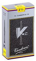 Vandoren CR1925 V.12 Трости для кларнета Bb №2,5, 10 штук