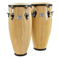 Pearl PWC-202/511  Primero Wood Conga Set 10"&11" комплект из двух конг без стойки, цвет Natural