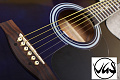 VGS D10 CE Dreadnought Cutaway Blueburst электроакустическая гитара, цвет синий бёрст