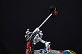 TAMA HP900RMPR Rolling Glide Single Pedal, Psychedelic Rainbow одиночная педаль в кейсе, цвет психоделическая радуга