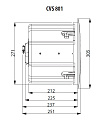 Tannoy CVS 801 потолочный громкоговоритель с колпаком, цвет белый